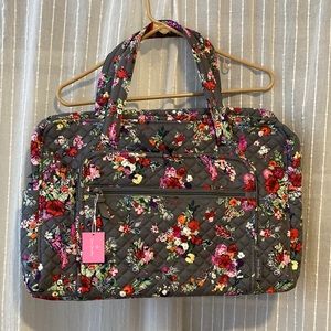Vera Bradley Weekender Travel Bag floral Hope Blooms NWT